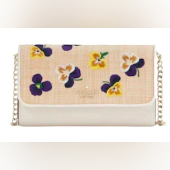 NWT Kate Spade New York Wild Petal Embroidered Floral Crossbody
